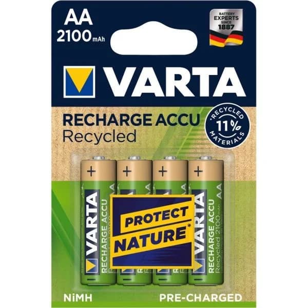 Varta Pilha Recarregável Accu AA Lr06 2100mah 4 Un.