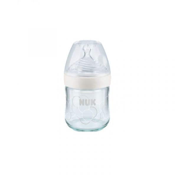 Nuk Biberão Nature Sense Vidro Tetina Silicone 120ml