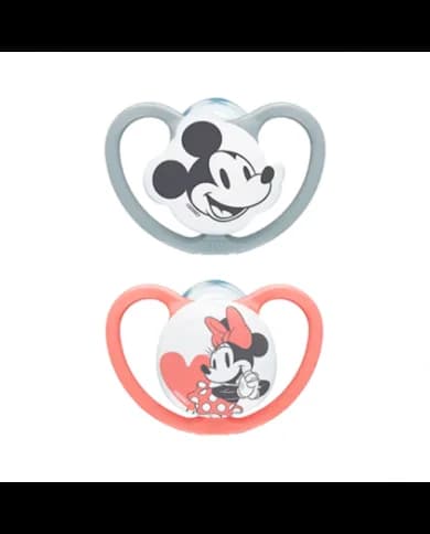 Nuk Space 2 Chupetas Silicone Disney Minnie 18-36 Meses