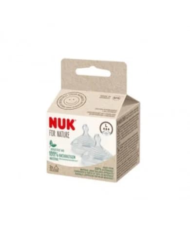 Nuk for Nature Tetina Silicone Tam L 2 unidades