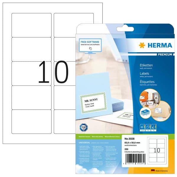 Herma 5028 A4 250 Un.