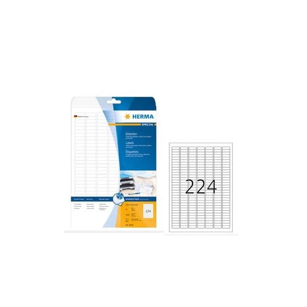 Herma Etiquetas 8830 25,4x8,5mm 5600 uds.