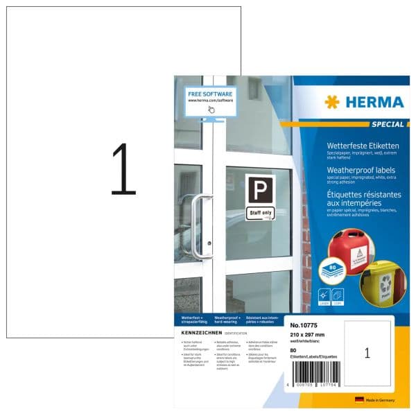 Herma 10775 A4 80 Un.