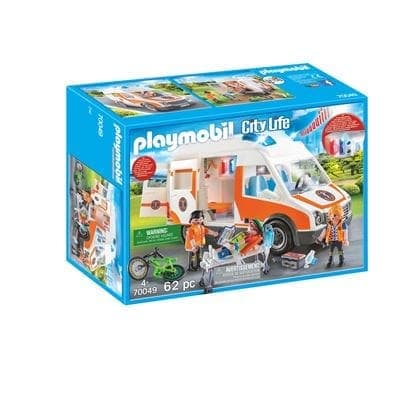 Playmobil City Life - Ambulância com Luz - 70049