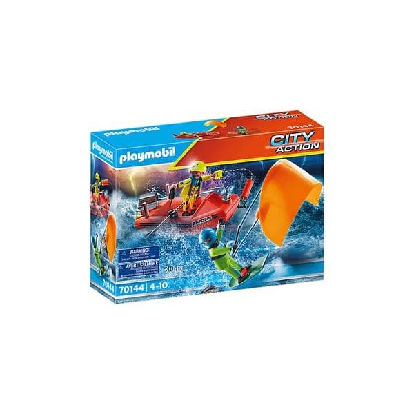 Playmobil City Action - Resgate de Kitesurfer com Barco