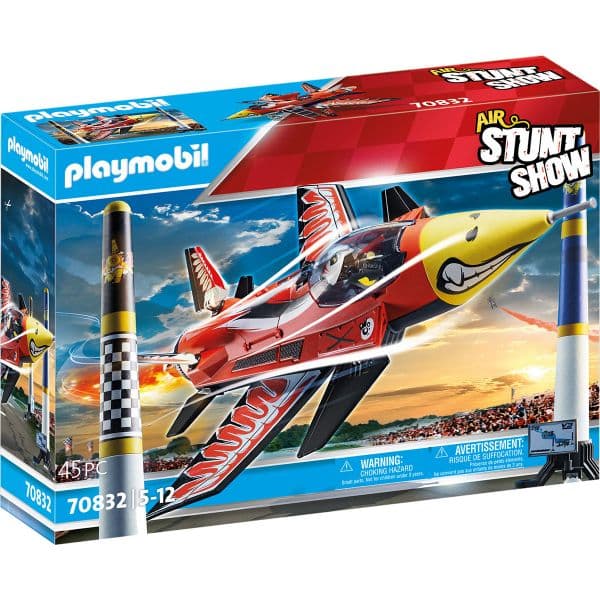 Playmobil: Air Stuntshow Avião Eagle 45 Peças - 70832