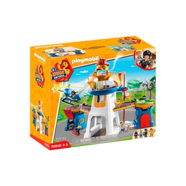 Playmobil: D.O.C - Quartel General 119 Peças - 70910