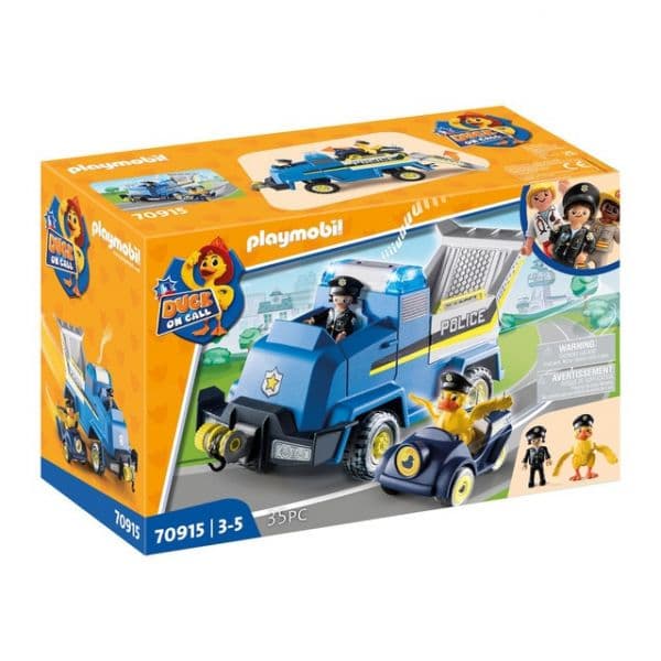 Playmobil Duck On Call Veículo Emergência Da Polícia - 70915