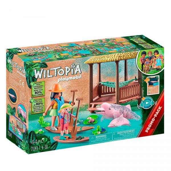 Playmobil: Wiltopia - Passeio de Remo com Golfinhos do Rio - 71143