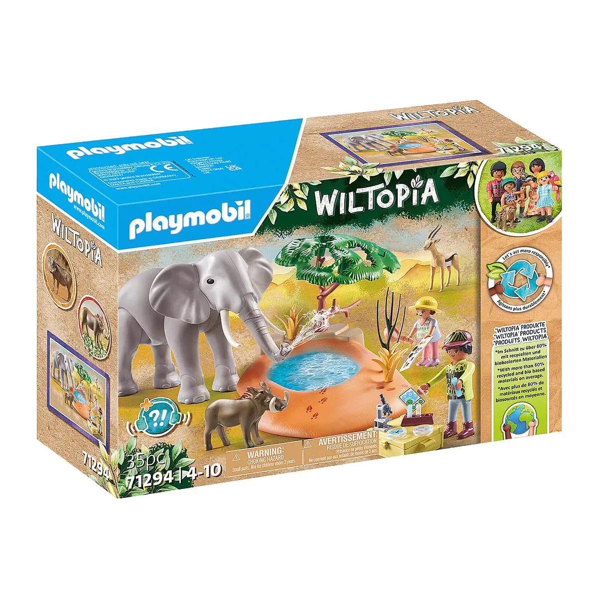 Playmobil Wiltopia Elefante na Lagoa - 71294
