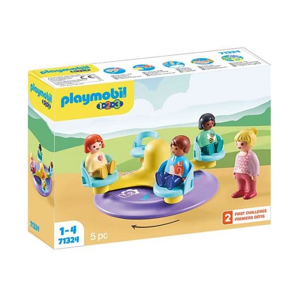 Playmobil 1.2.3 Carrossel - 71324