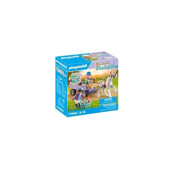 Playmobil Horses of Waterfall Carruagem com Pónei - 71496