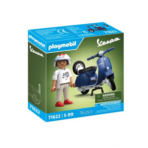 Playmobil Vespa 150 Sprint Veloce Azul - 71622