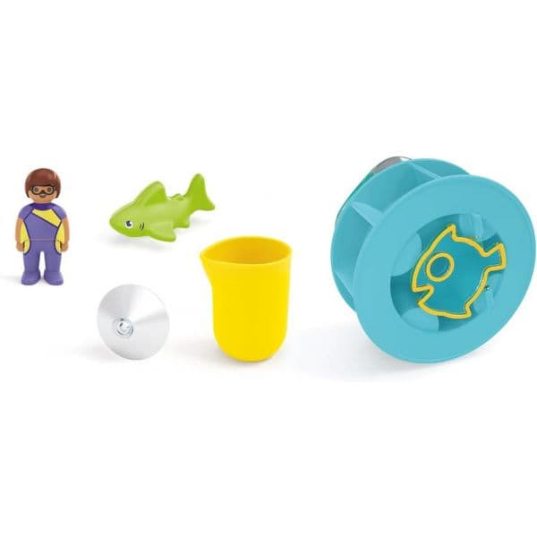 Playmobil Junior Aqua Roda Água com Tubarão Bebé - 71688