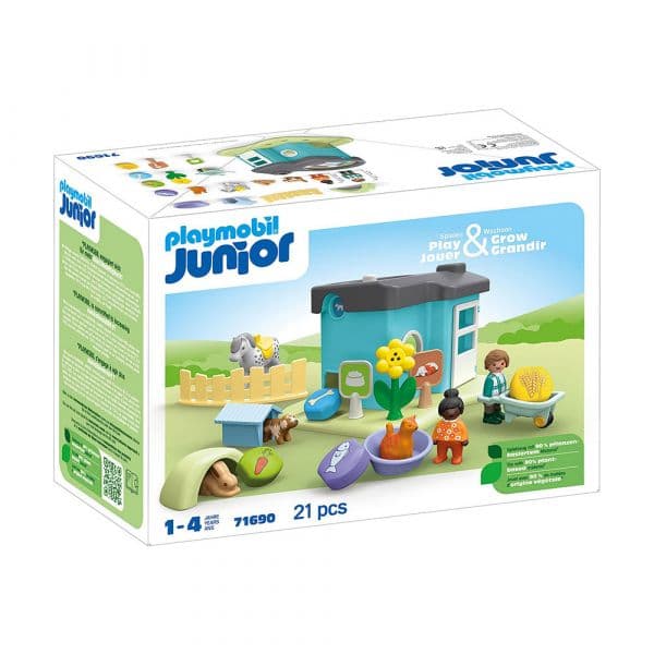 Playmobil Junior Casa do Animal com Dispensador de Guloseimas - 71690