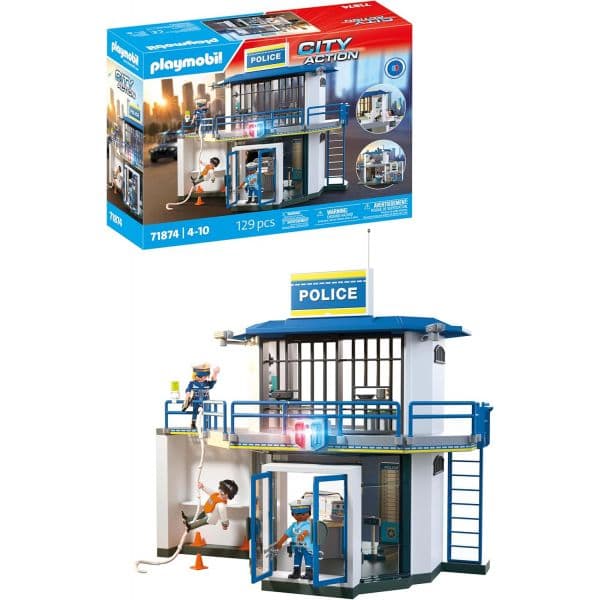 Playmobil Delegacia de Polícia com Sala de Investigação - 71874