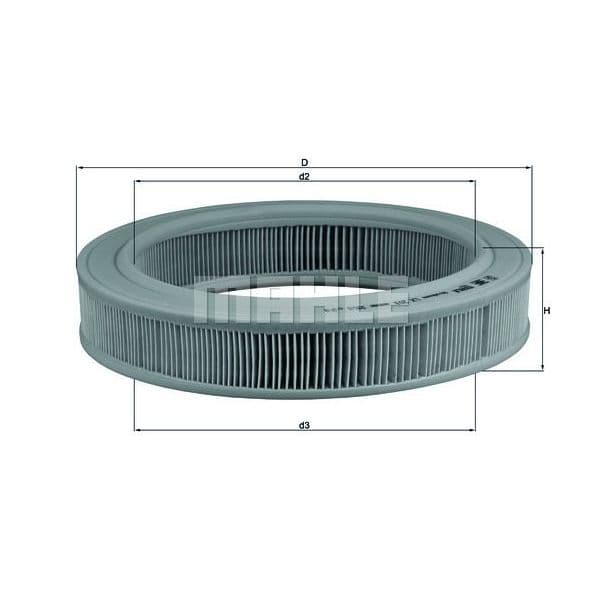 Mahle Filters Filtro de Ar - LX203