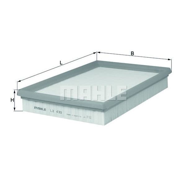 Mahle Filters Filtro de Ar - LX430