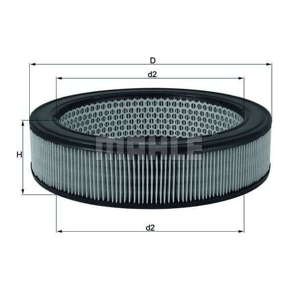 Mahle Filters Filtro de Ar - LX1