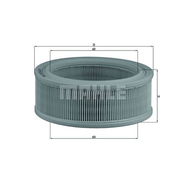 Mahle Filters Filtro de Ar - LX140