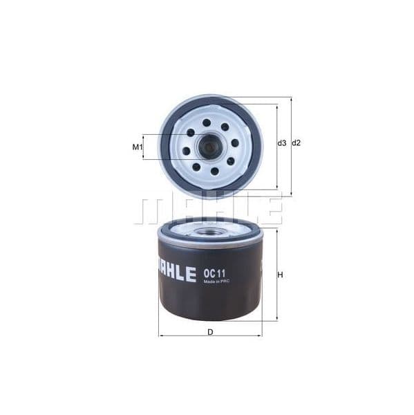 Mahle Filters Filtro de Óleo - OC11