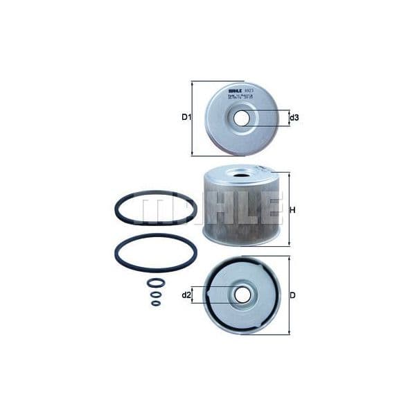 Mahle Filters Filtro de Combustível - KX23D