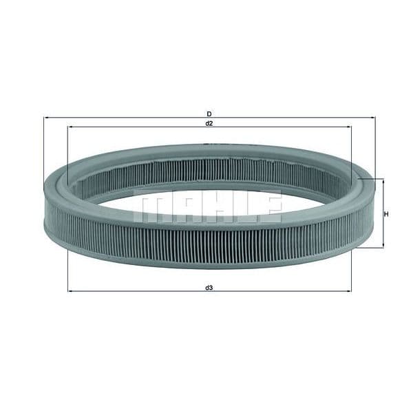 Mahle Filters Filtro de Ar - LX332