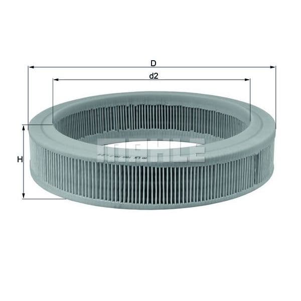 Mahle Filters Filtro de Ar - LX108