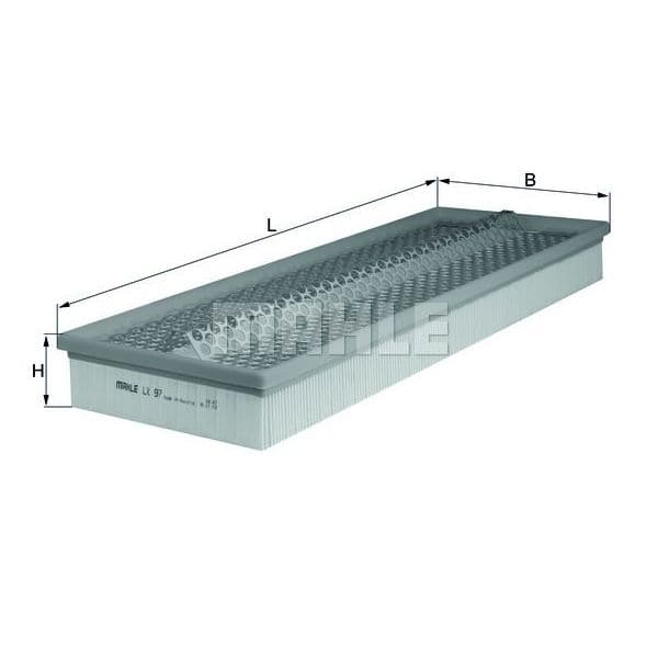 Mahle Filters Filtro de Ar - LX97