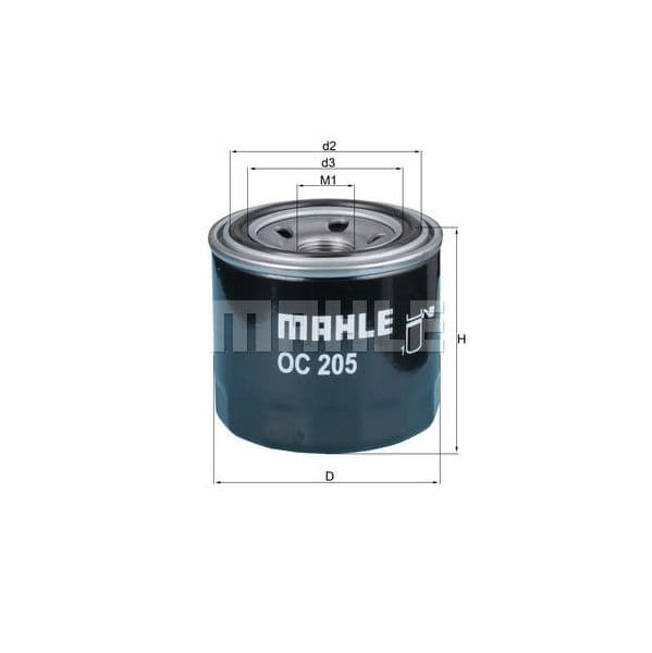 Mahle Filters Filtro de Óleo - OC205