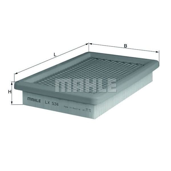 Mahle Filters Filtro de Ar - LX534