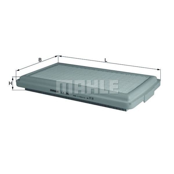 Mahle Filters Filtro de Ar - LX36