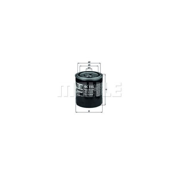 Mahle Filters Filtro de Óleo - OC115