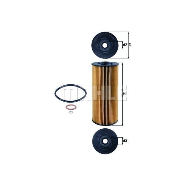 Mahle Filters Filtro de Óleo - OX137D