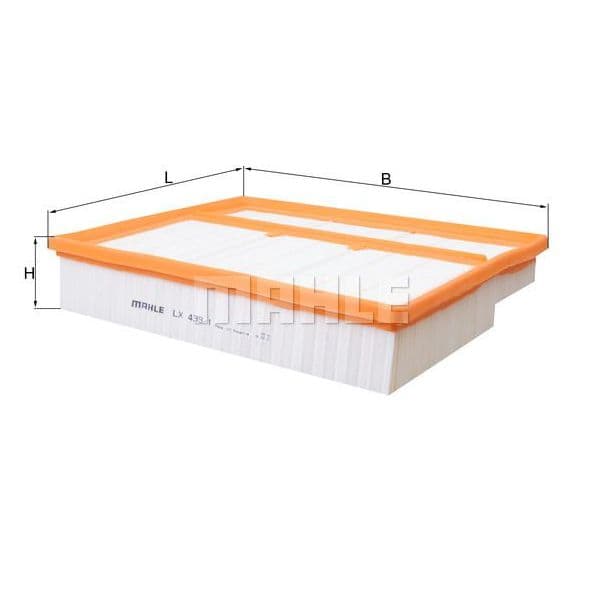 Mahle Filters LX439/1 Filtro de Ar - LX439_1
