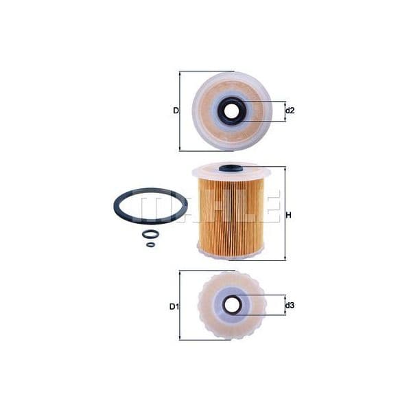 Mahle Filters Filtro de Combustível - KX75D
