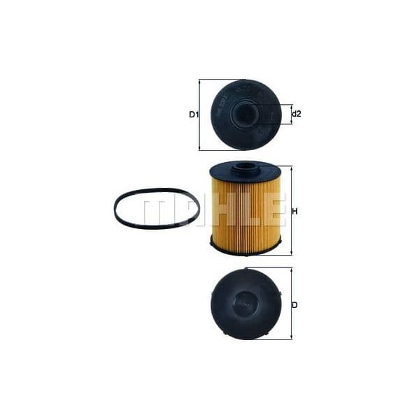 Mahle Filters Filtro de Combustível - KX70D