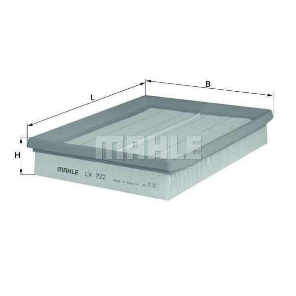 Mahle Filters Filtro de Ar - LX722