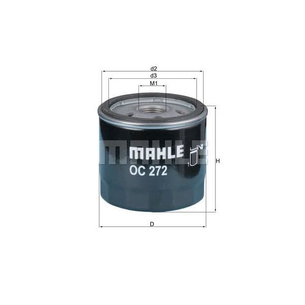 Mahle Filters Filtro de Óleo - OC272