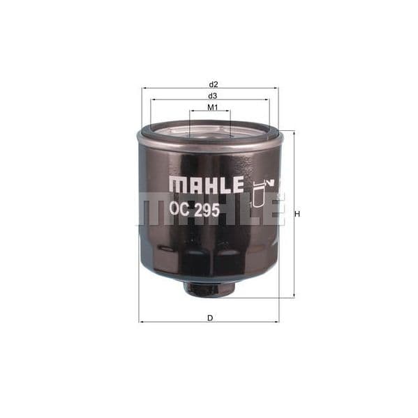 Mahle Filters Filtro de Óleo - OC295