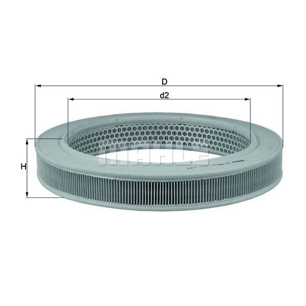 Mahle Filters Filtro de Ar - LX754