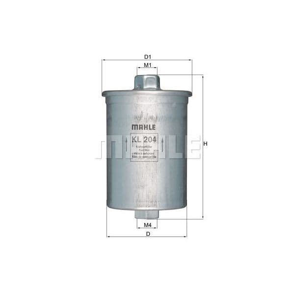 Mahle Filters Filtro de Combustível - KL204