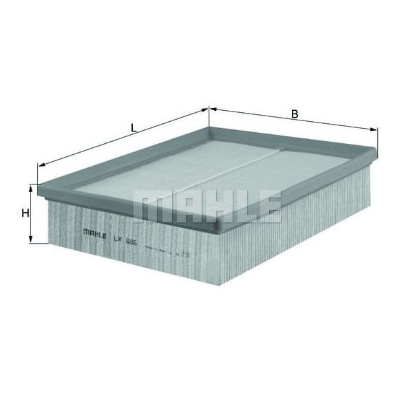 Mahle Filters Filtro de Ar - LX886