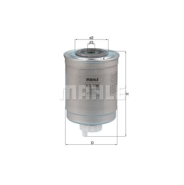Mahle Filters Filtro de Combustível - KC109