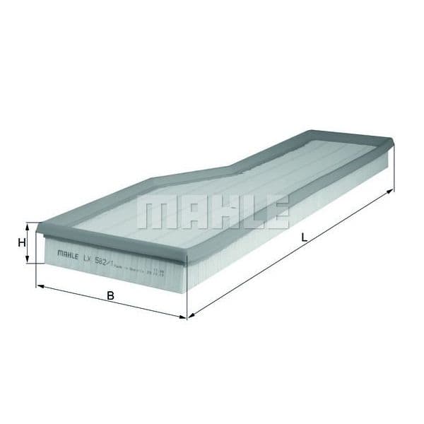 Mahle Filters LX582/1 Filtro de Ar - LX582_1