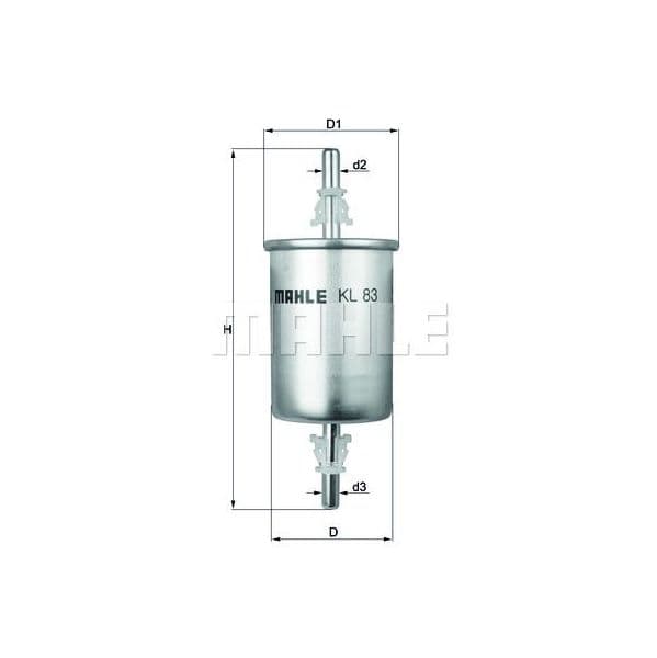 Mahle Filters Filtro de Combustível - KL83