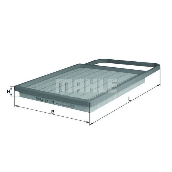 Mahle Filters Filtro de Ar - LX1475