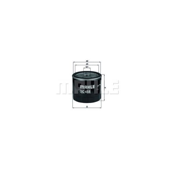Mahle Filters Filtro de Óleo - OC458