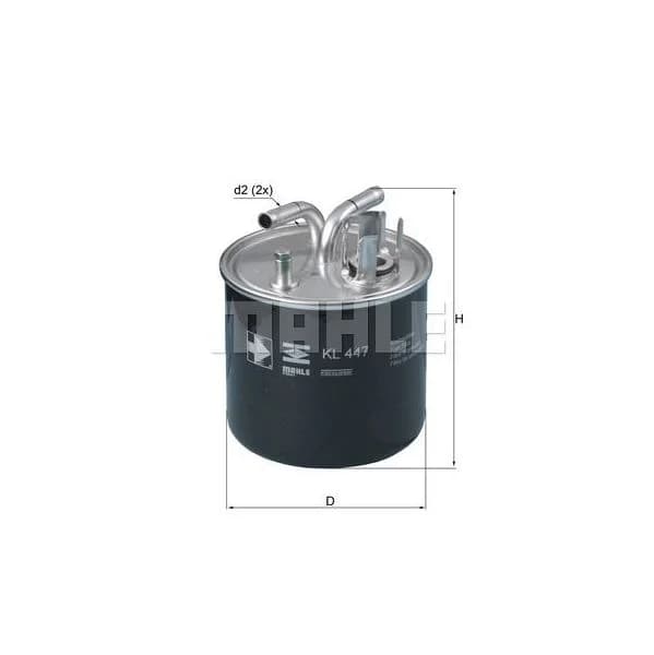 Mahle Filters Filtro de Combustível - KL447