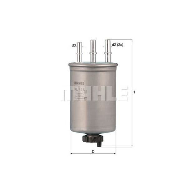 Mahle Filters Filtro de Combustível - KL446